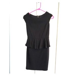 Black Express Peplum Dress